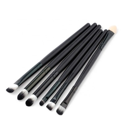 Ydm 6 Pcs Makeup Brushes Makeup Tools Eye Set Black Gold Eye Shadow Brush Eyebrow Brush Beauty Makeup Tools